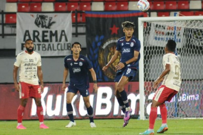 Hasil Arema FC vs Bali United: Skor 1-3